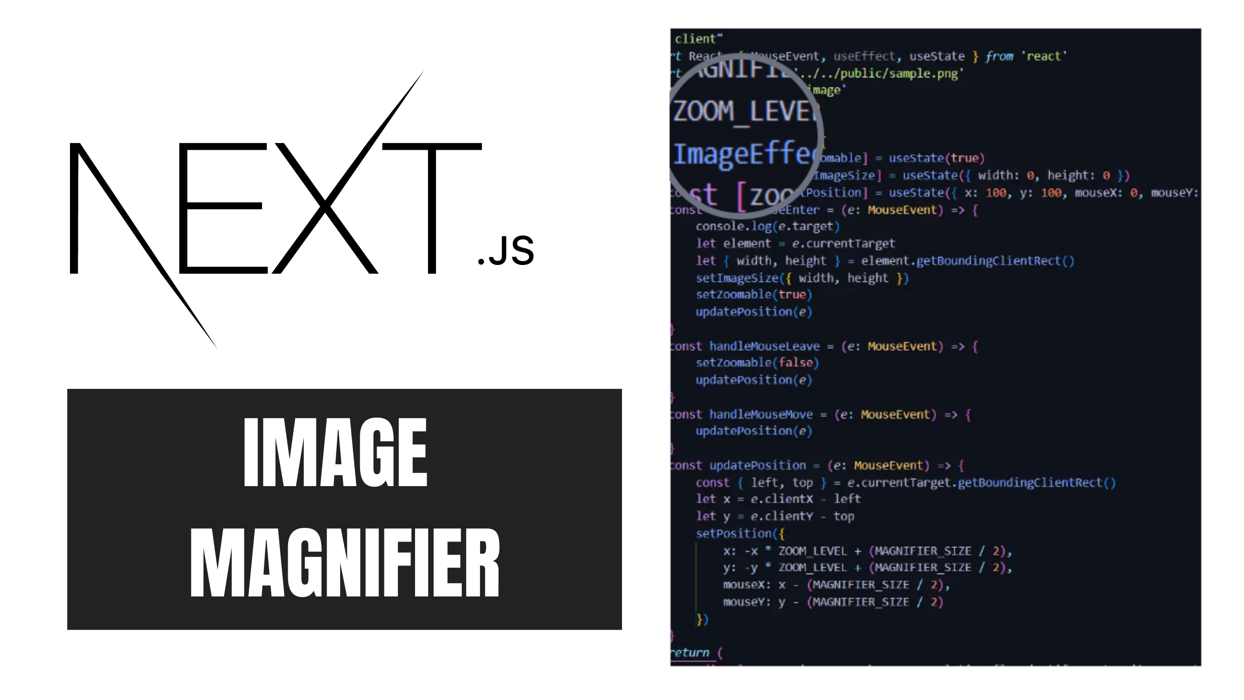 Building an Image Magnifier Effect in NEXT JS: A Step-by-Step Guide