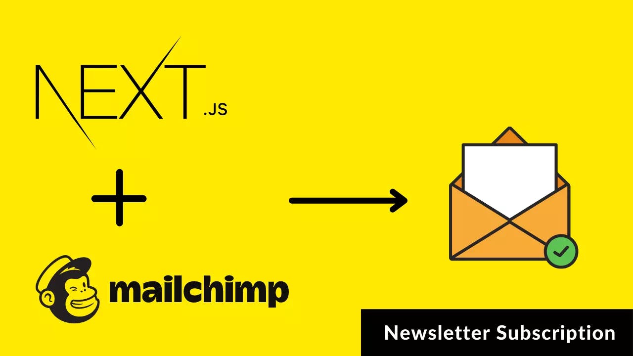 Newsletter Subscription using NEXT JS and Mailchimp API